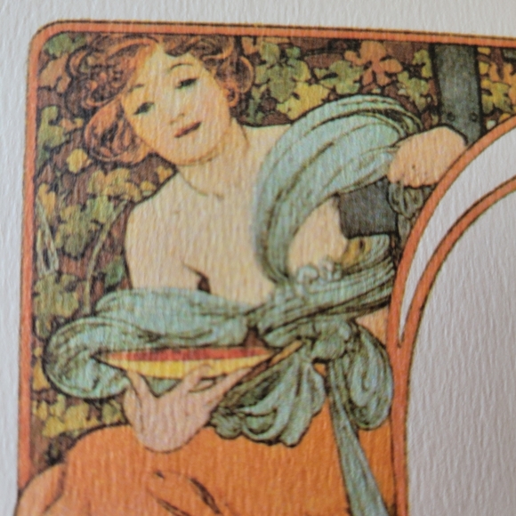 Art Nouveau Alphonse Mucha Menu Cards Set (4) ~ Elegant ~ Moët & Chandon Ad - Picture 16 of 16